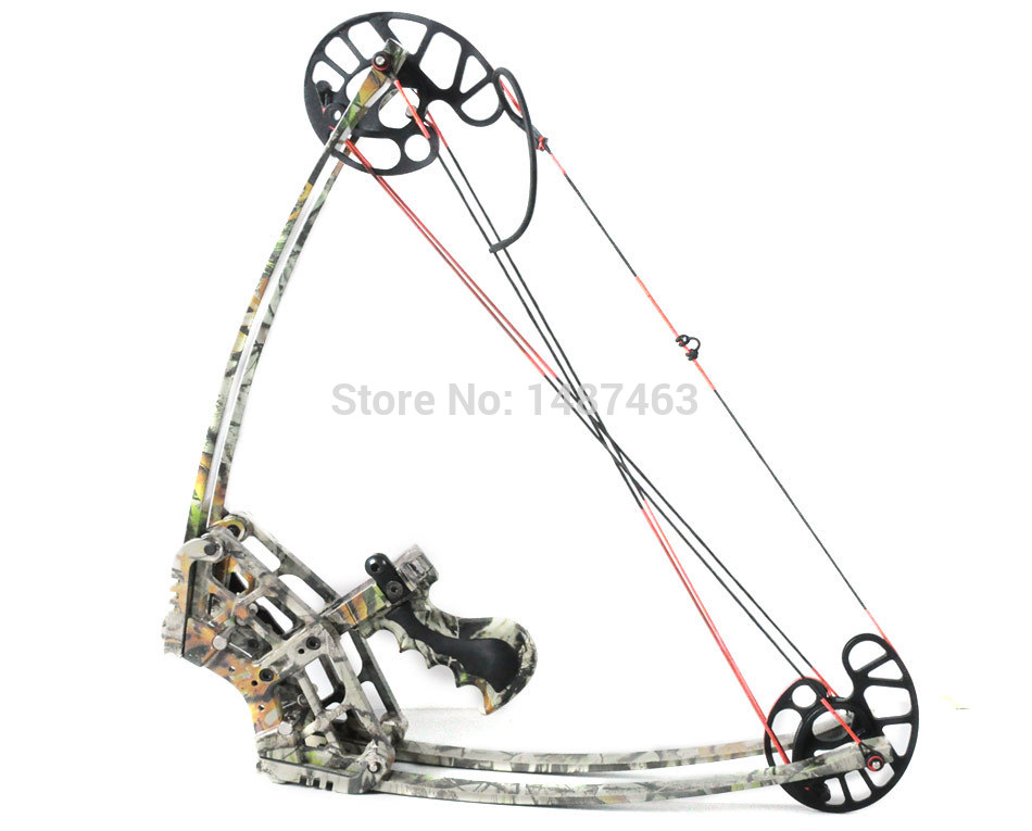 New Camouflage Triangle Hunting Compound Bow and Arrow with fiberglass bow limbs China Archery Hunting Arrow
