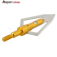 6PCS lot Gold Replaceable Arrowhead Broadhead Flechas Carbono Recurve Bows Arrows Archery Arrows for Compound Recurve
