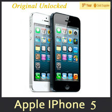 Unlocked Original iPhone 5 Mobile Phone iOS OS 64GB ROM 4.0 inches 8MP Camera GPS 3G Used APPLE Phone Support Russia Spain