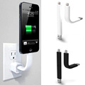 Micro Flexible Support Stand USB Charger Cable Holder Sync Data Transfer Line For Samsung Android Smartphone