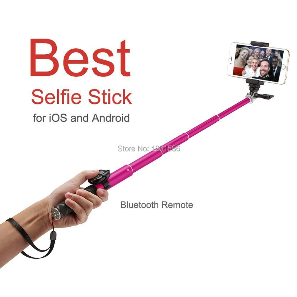 Bluetooth Selfie Stick GoPro Monopod with Tripod Stand2