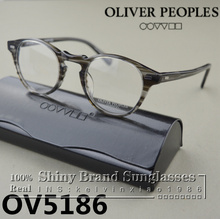 HOT 2016 Oliver Peoples 5186 Gregory Peck fashion round eyeglasses frames Vintage optical myopia women and men eyewear frame