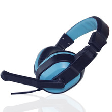 Skype Gaming Game Stereo Headphones Headset Earphone PC Computer Laptop 770 Blue with high quality