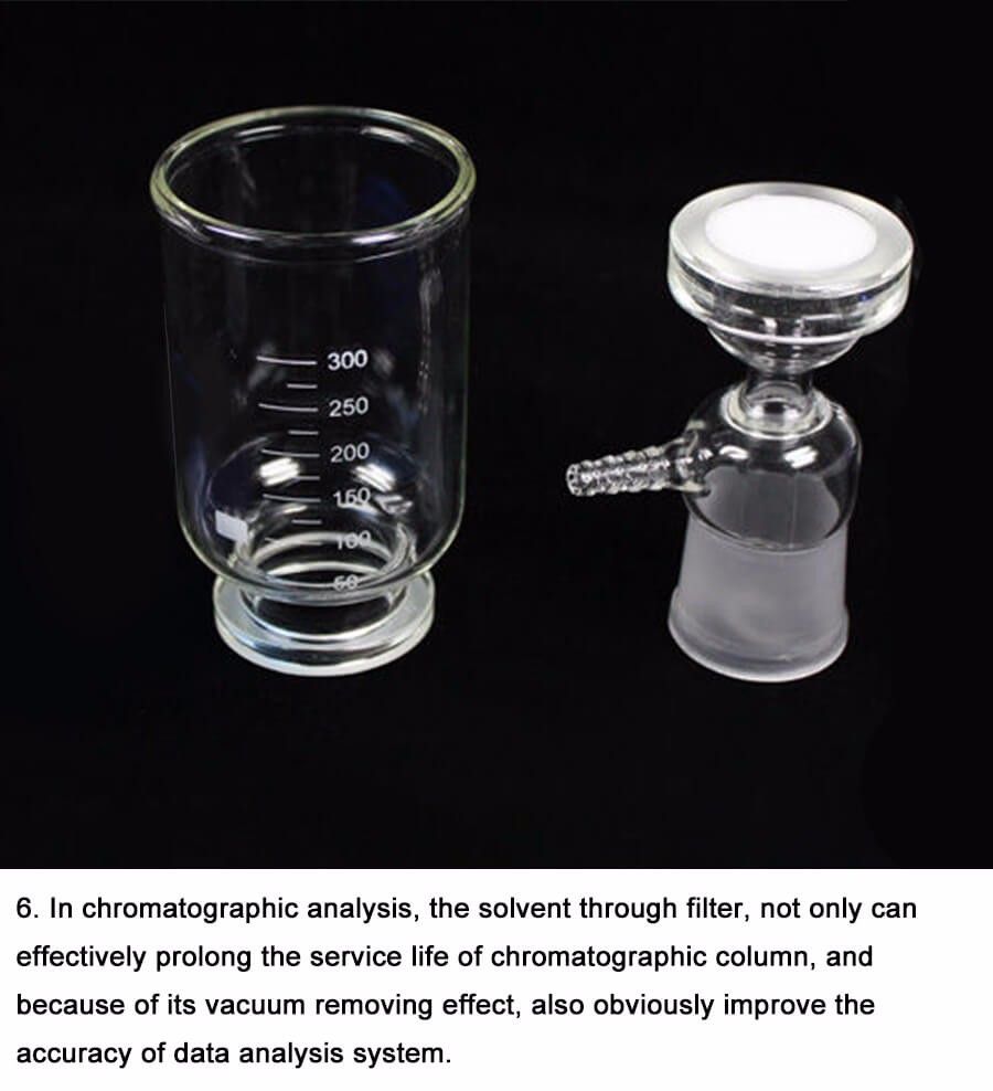 TOPTION Laboratory Filtration Apparatus 1000ml With 300ml Funnel