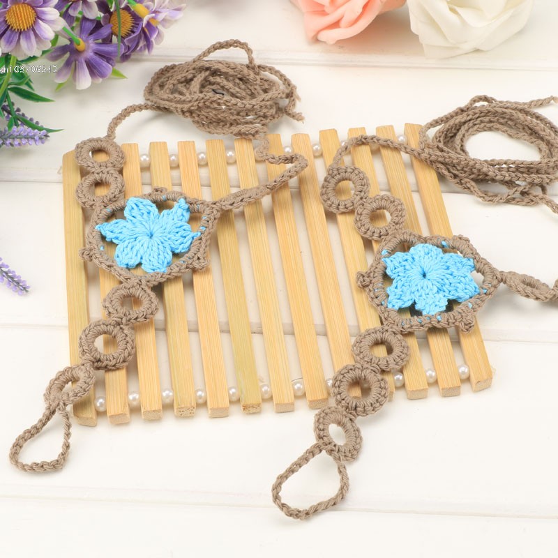 Hot Selling Free Shipping Barefoot Sandals Crochet Cotton ...