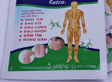 20 pcs 4 bags Vietnam Red Tiger Balm Plaster Muscular Pain Relieving Tiger Balm Plaster Massage