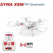 Professional drone Syma X8W 2.4G 4ch 6 Axis RC Quadcopter with 2MP WIFI FPV wide Angle camera RTF RC Helicopter