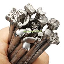 Leather Tools 20pcs/LOT DIY Leather Working Saddle Making Tools Set Carving Leather Craft Stamps Set Craft EQC952
