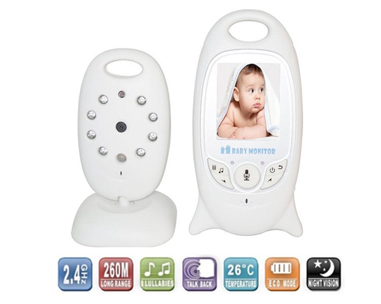 2 0 inch Color Video Wireless Baby Monitor Security Camera 2 Way Talk Nigh Vision IR