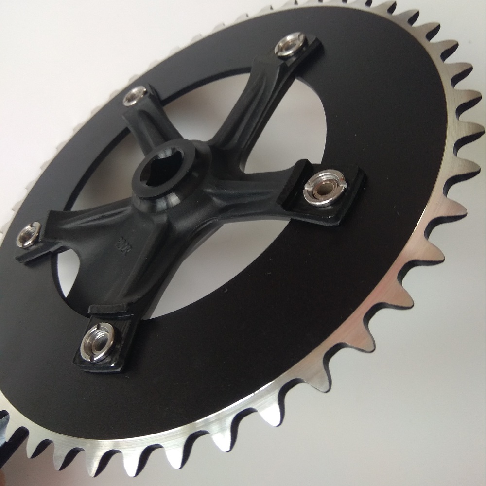 130 BCD Track Fixie single speed 1//8/" Details about / MOJO Fixed Gear Chainring 49T