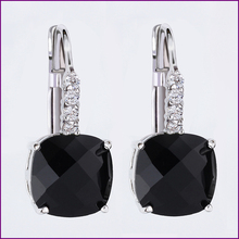SI 2015 HOT Sale Fashion Big Classic 18K Platinum Plated Dangle Earrings For Women Brand Romantic