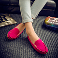 Hot Sale 2016 Summer Woman Flats New Fashion Pure Color Wild Concise Flat Casual Shoes Round