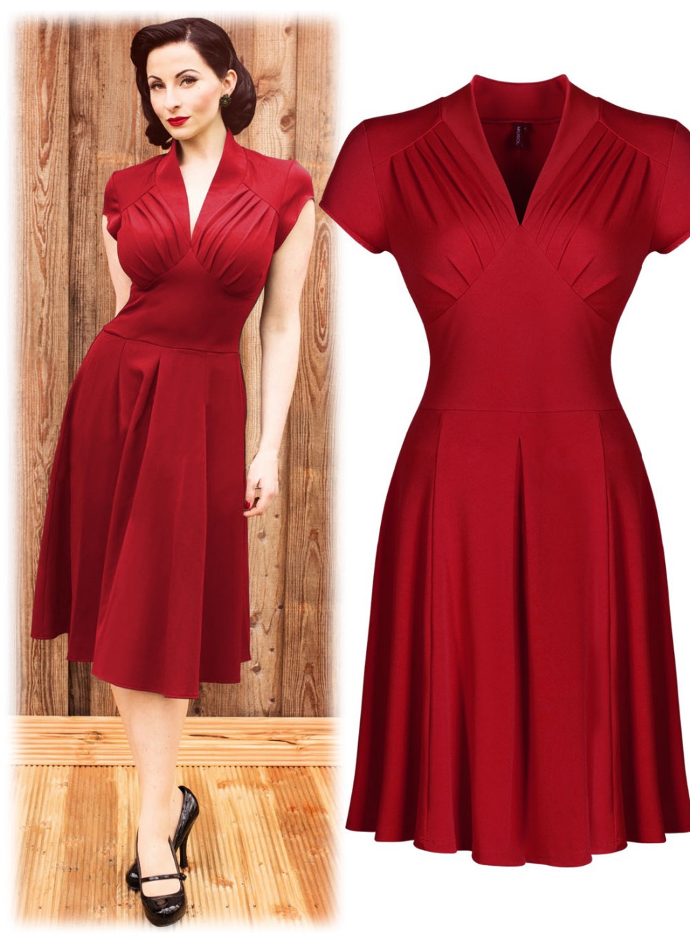 1940s Vintage Casual Dresses