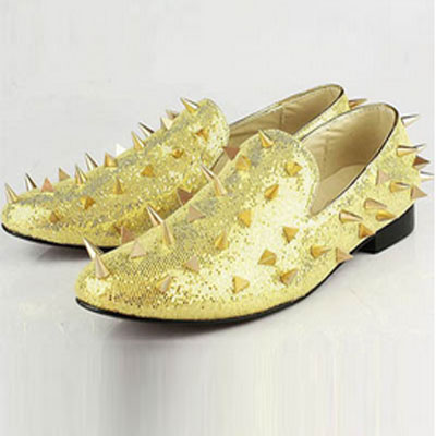 mens rose gold loafers