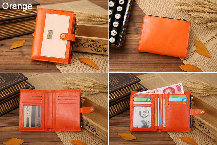 orange wallet