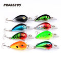 New Free Shipping 8pcs set 6cm 5 5g Crank Bait Popper Fishing Lures Tackle Wobblers Crankbaits