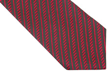 NT0543 Red Black Striped New Classic Silk Polyester Man s Jacquard Woven Necktie BusinessCasual Knitting Ties
