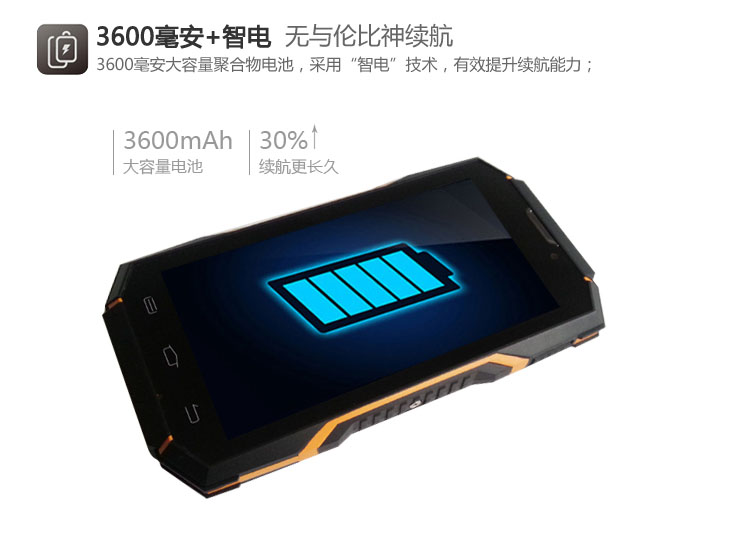 2016 hot sale 100 new original Aoro A5 three anti smartphone Dustproof cell phone free shipping