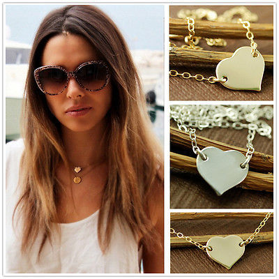 Sale Tiny Heart Necklace Fancy Letter necklaces for women Wholesale Jewelry 316l Titanium steel