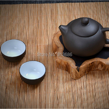 Black Traditional Chinese Purple Grit Travel Teapot Tea cup Set