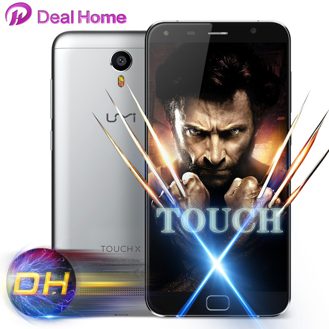 Original Umi Touch X Phone 4G LTE Android 6.0 Mobile Phone MTK6735A Quad Core Smartphone 2G+16GB 5.5inch 1920*1080 8MP 4000mAh
