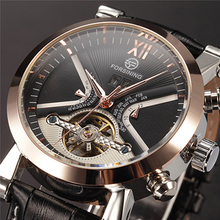 Tourbillon Wrap Mens Watches Automatic Watch Golden Case Calendar Male Clock Black Mechanical Watch Relogio Masculino