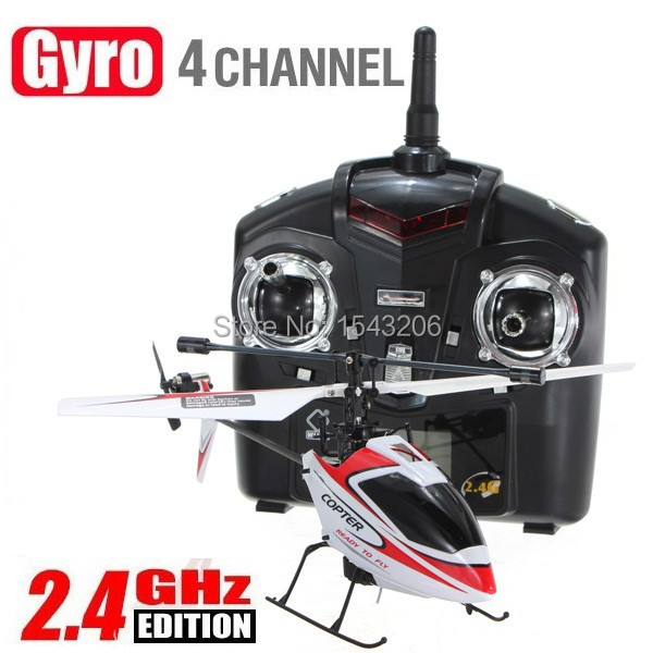 WLtoys Обновление Версии V911 2.4 4CH Одним Лезвием ГГц Радио Вертолет ГИРОСКОПА Красный RTF