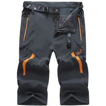 SUMMER Men s shorts Lightweight Hiking fishing camping Outdoor sport Polyester Breathable Wear quick drying rock