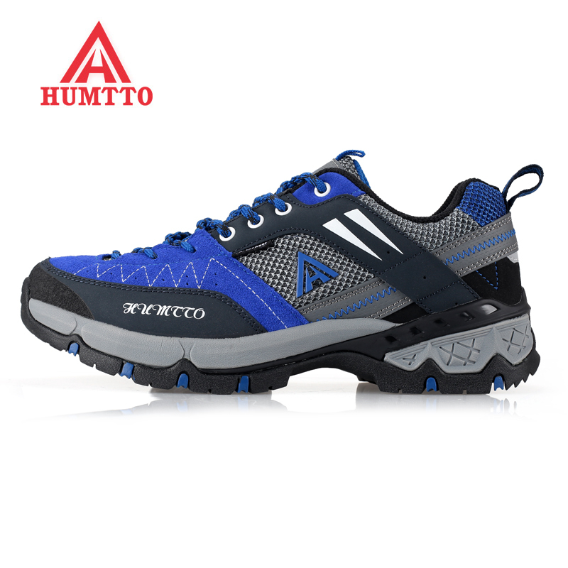 Men's Brand Outdoor Hiking Trekking Climbing Sport Shoes High Quality Leather Breathable Jogging Shoe For Men