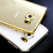 Brand New Luxury Clear Plating Bag G9200 Cover Mobile Phone Accessories cases For Samsung Galaxy S6