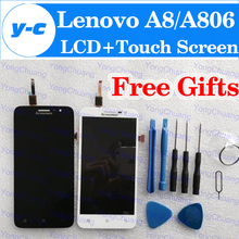 Lenovo A8 LCD Display Screen Touch Screen Assembly Replacement For Lenovo A806 A808 Smartphone Gifts In