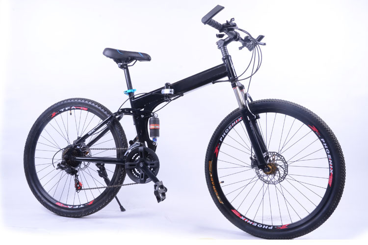 Free Shipping 26 Inch 21 Speed Folding Mountain Bike Bicycle downhill mountain bikes With Double Disc