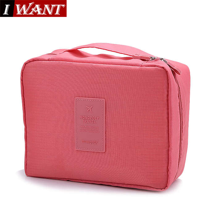 Cosmetic Bags Portable Type Bags Zipper Cosmetic S...