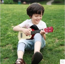 21 inch ukulele/KAKA mini Guitar child Guitarra soprano handcraft wood mini Guitar child Guitarra 4strings uke hawaii guitar(China (Mainland))