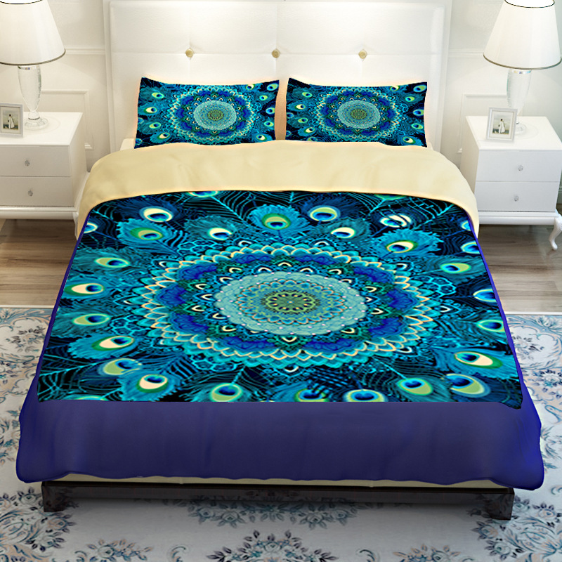 Popular Peacock Bed SheetsBuy Cheap Peacock Bed Sheets lots from China
