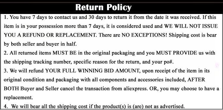 3 return policy