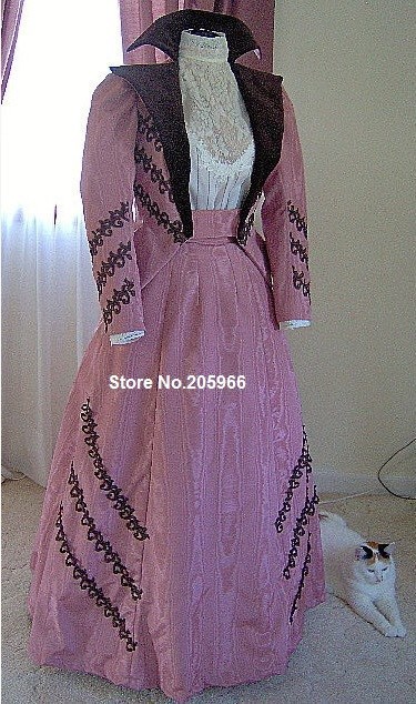 gay nineties dress ecard gay man