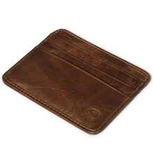 NEW Genuine Leathe magic wallet Credit Cart Wallet mini slim wallet card id holders man women
