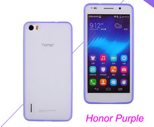 Crystal Slim case Huawei Honor 6 Silicon Soft TPU side Hard Matte Protect case Back cover