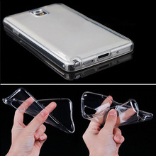 2014 new 0 3mm Crystal Clear Soft Silicone Transparent TPU Case cover for Samsung Galaxy Note