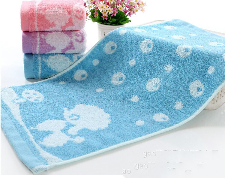 3PCSLOT Brushed Strong Absorbent Baby Bath Kids Cartoon Printing Soft Face Towel Children Towels Set Toalha De Banho Infantil (7)