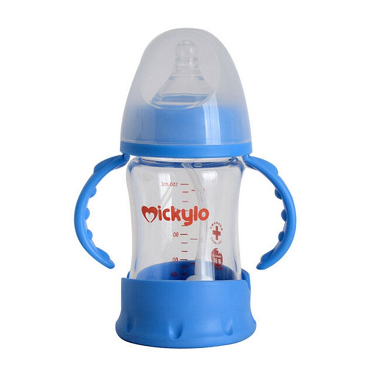 150ML Milk Water Feeding PP Bottle For Baby Child Wide Mouth Nipple Nursing Bottle Through Environmental Monitoring Insulation (3)