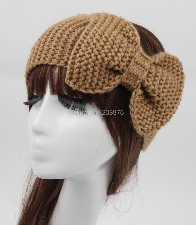 diademas tejidas a crochet anchas