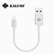 Brand KALUOS 20cm Portable 8-Pin USB Data Sync Charge Cable For iPhone 5 5S 5C 6 6S Plus SE iPad mini 2 3 Air Fast Charging Line