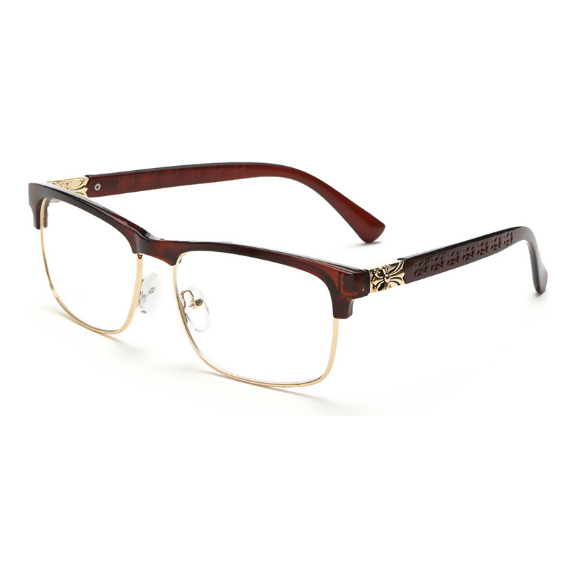 Latest trend cross eye glasses frames for women UV400 men ...