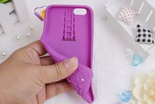 Luxury 3D Diamond Watch Case Candy Silicon Phone Cover Fashion Silicone Case For iPhone 6 6S