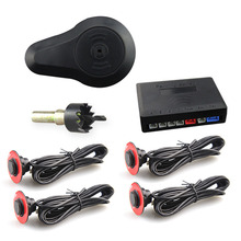 Car detector Auto Parking Sensor Parktronic 4 flat reversing sensors parking radar 13mm Original parking sensor kit