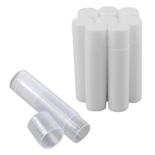 50pcs Lot Empty Plastic Clear LIP BALM Tubes Containers Lipstick Fashion Cool Lip Tubes HB88