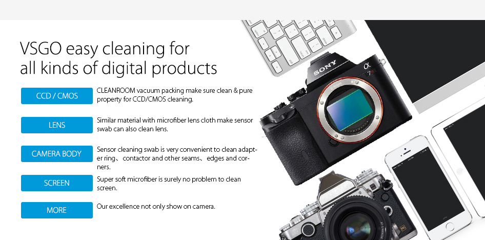 DUST BLOWER+Microfiber Cloth+CCD Cleaning Swab AIR BLOWER Kit for Digital Camera