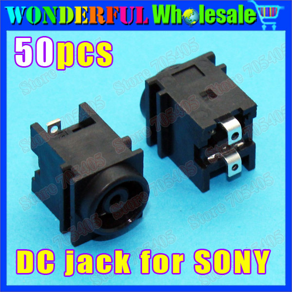 50pcs/lot Original New DC Jack Power Socket for SONY series Laptop notebook Freeshipping